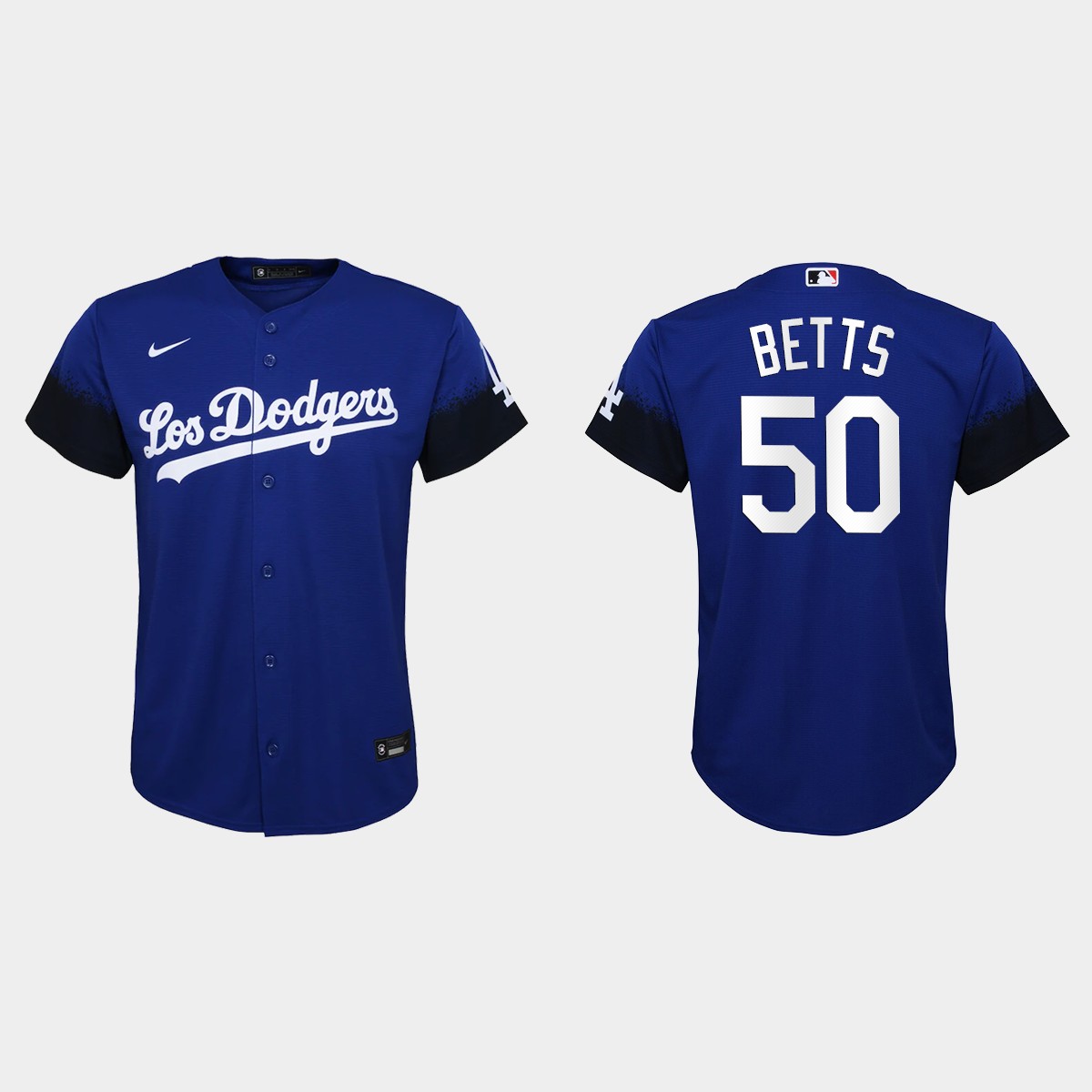 Youth Los Angeles Dodgers Mookie Betts Royal 2021 City Connect  Jersey