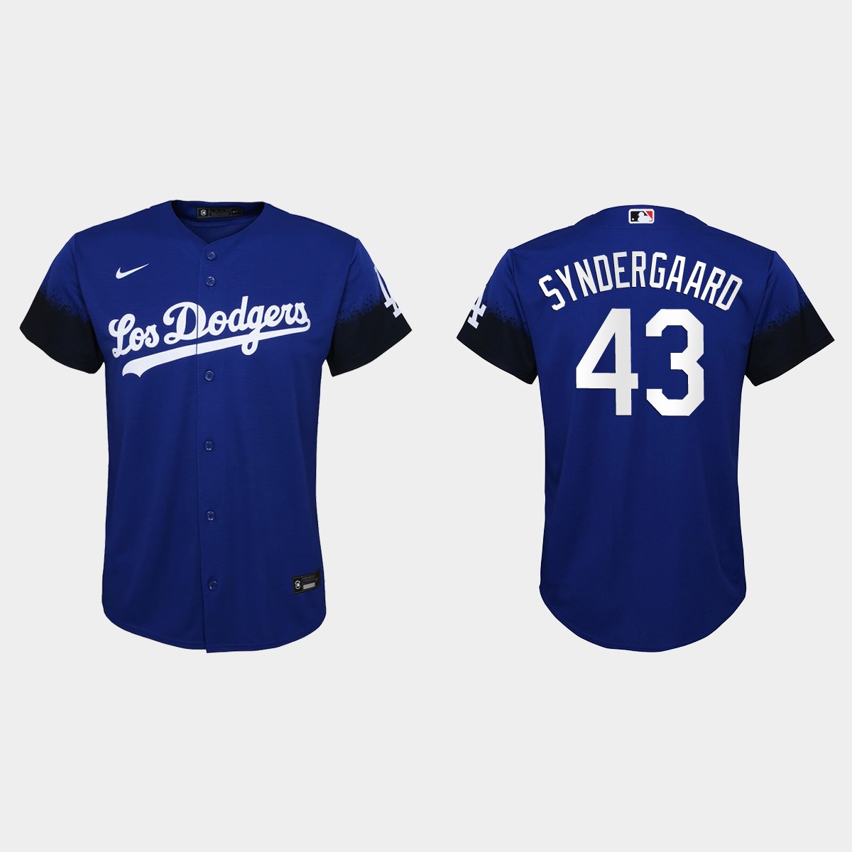 Youth Los Angeles Dodgers Noah Syndergaard Royal City Connect  Jersey
