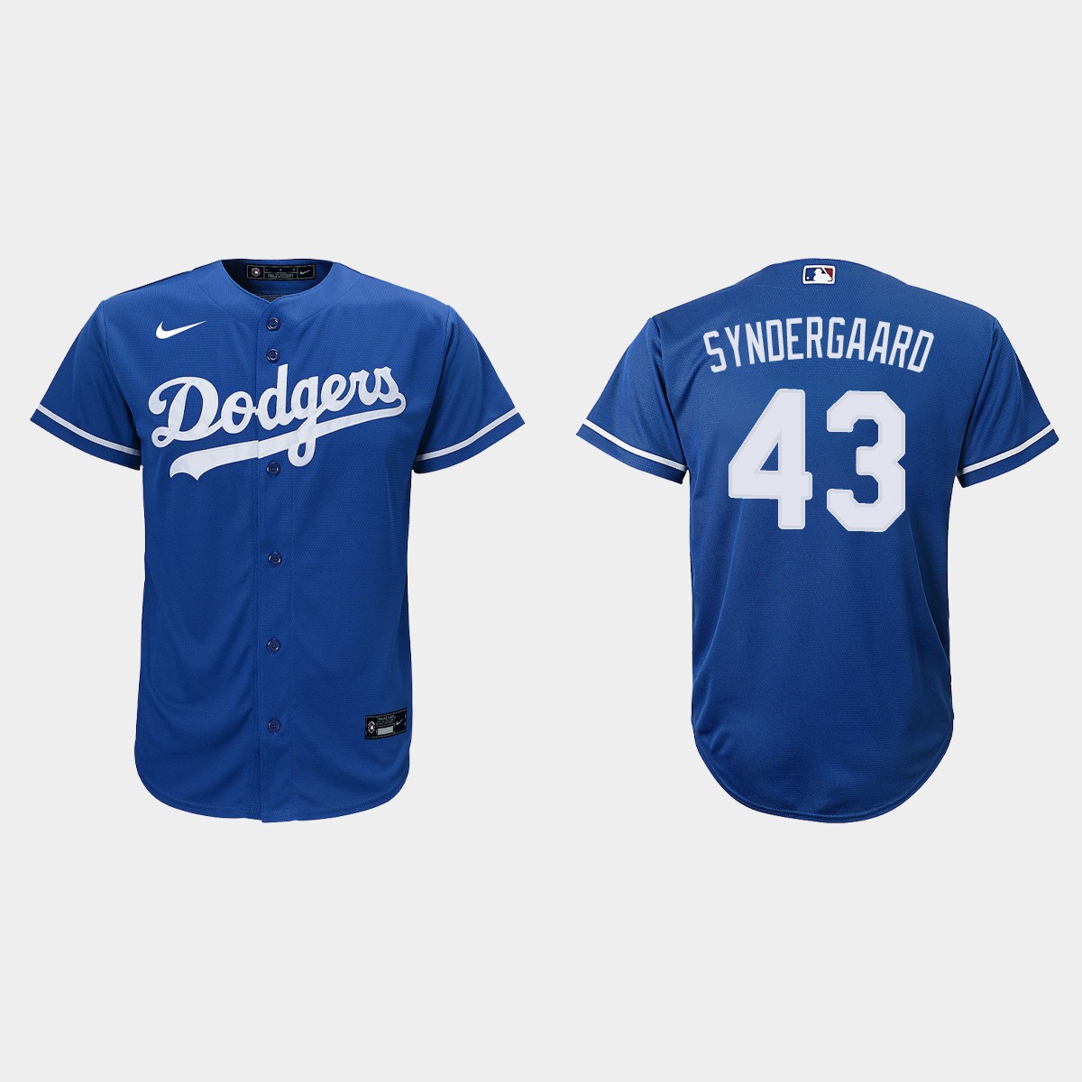 Youth Los Angeles Dodgers Noah Syndergaard Royal  Alternate Jersey