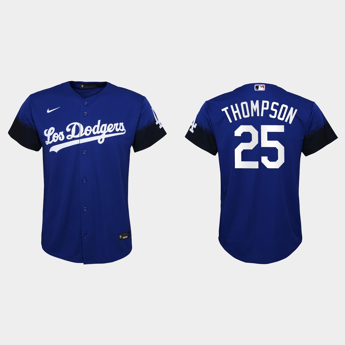 Youth Los Angeles Dodgers Trayce Thompson Royal City Connect  Jersey