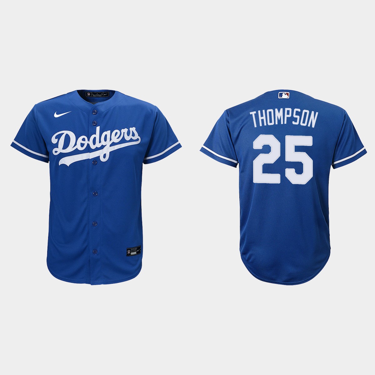 Youth Los Angeles Dodgers Trayce Thompson Royal  Alternate Jersey