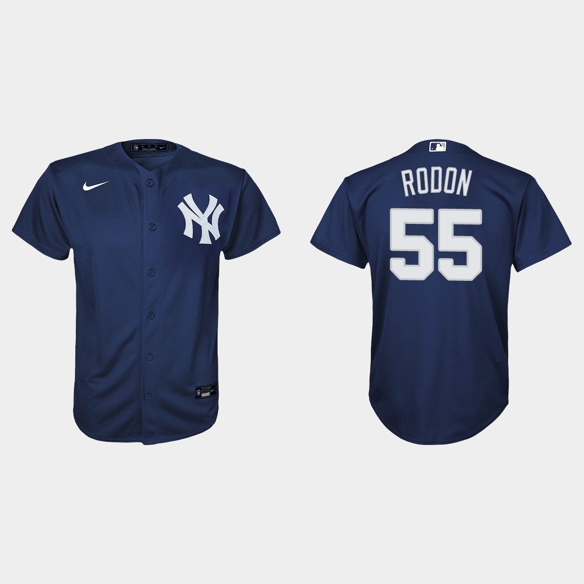 Youth New York Yankees Carlos Rodon Navy  Alternate Jersey