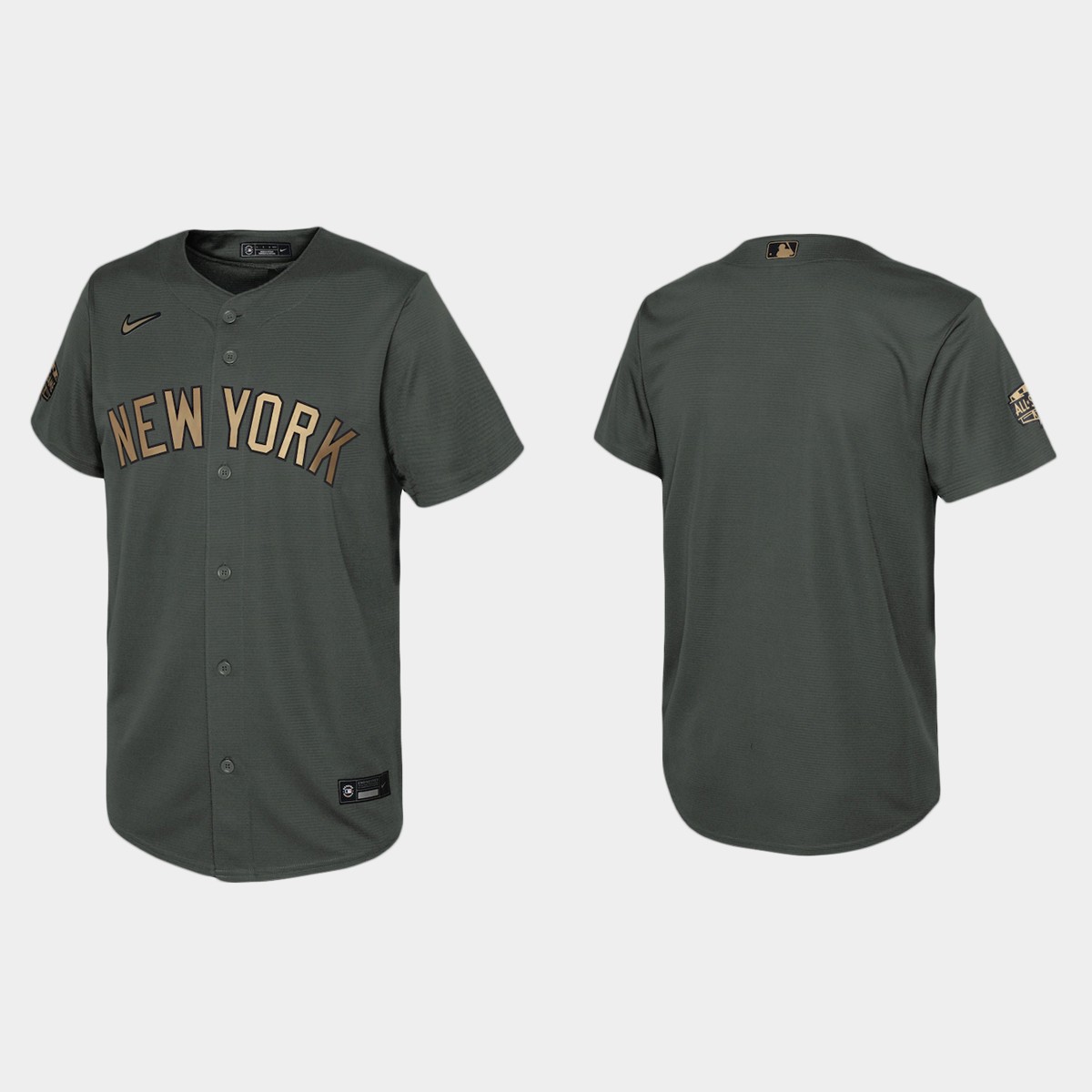Youth New York Yankees Charcoal 2022 MLB All-Star Game  Jersey
