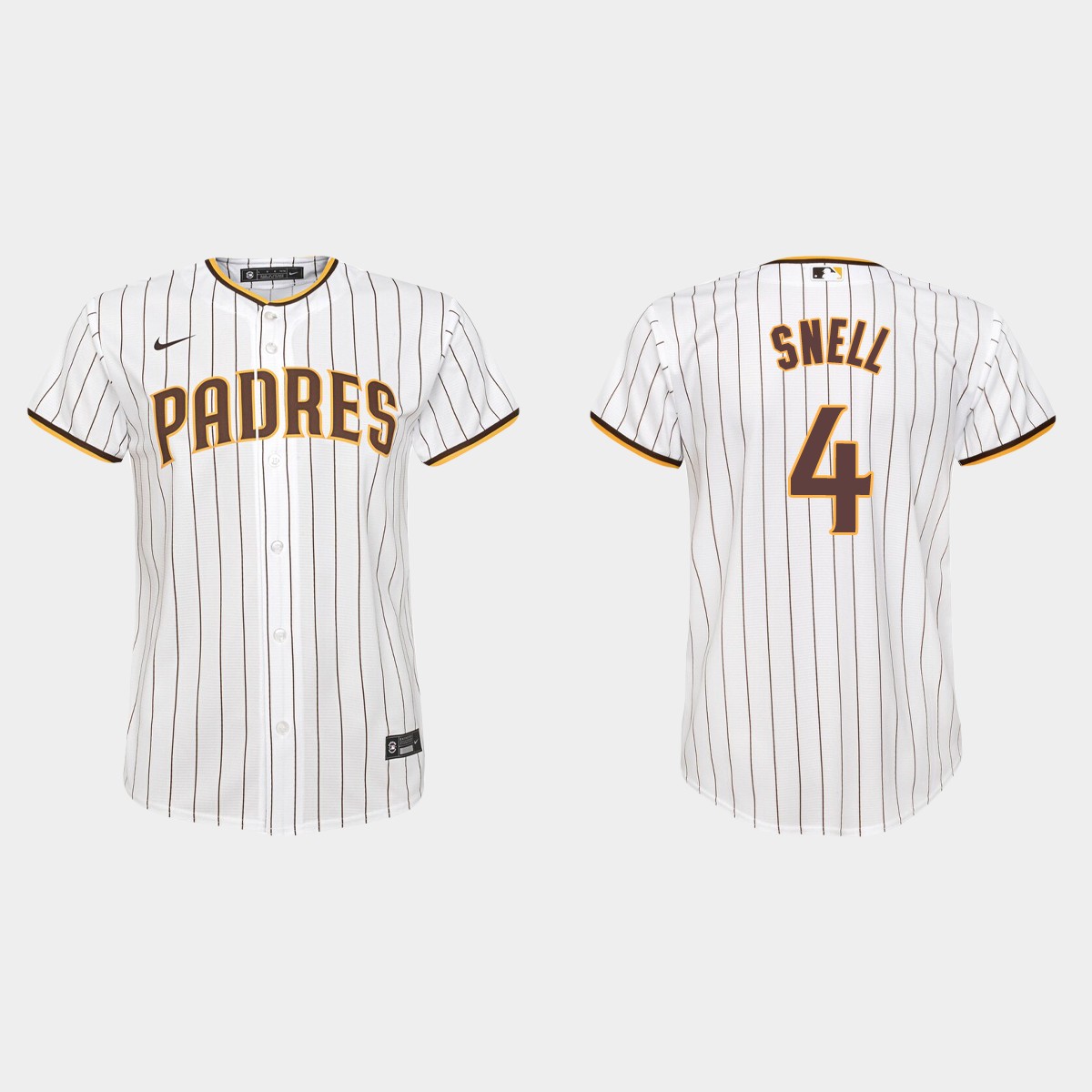 Youth San Diego Padres #4 Blake Snell White  Home Jersey