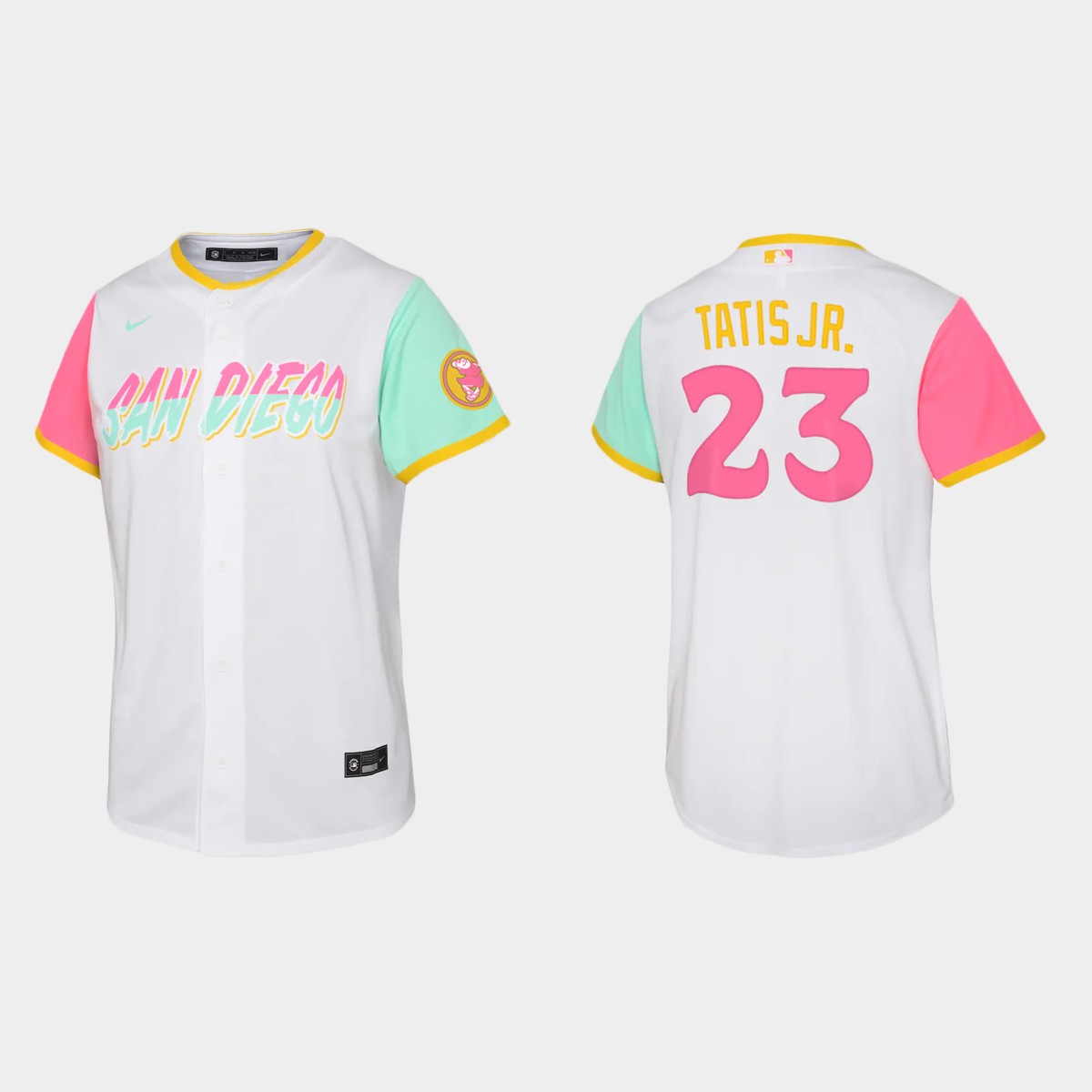 Youth San Diego Padres Fernando Tatis Jr. White 2022 City Connect  Jersey