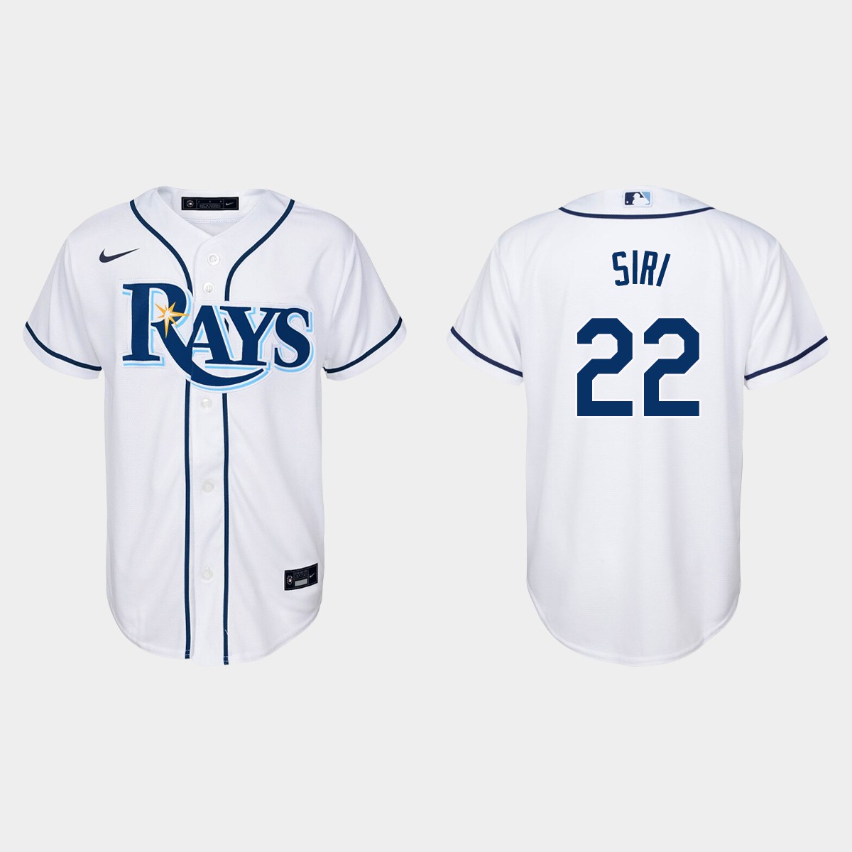 Youth Tampa Bay Rays Jose Siri White  Home Jersey
