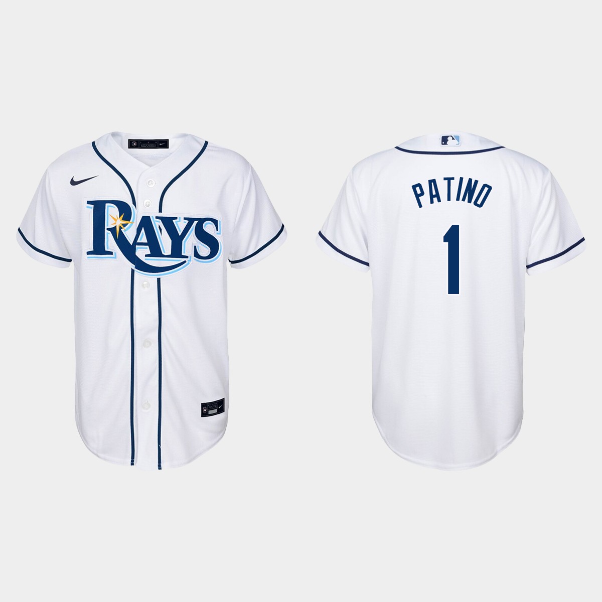 Youth Tampa Bay Rays Luis Patino White  Home Jersey
